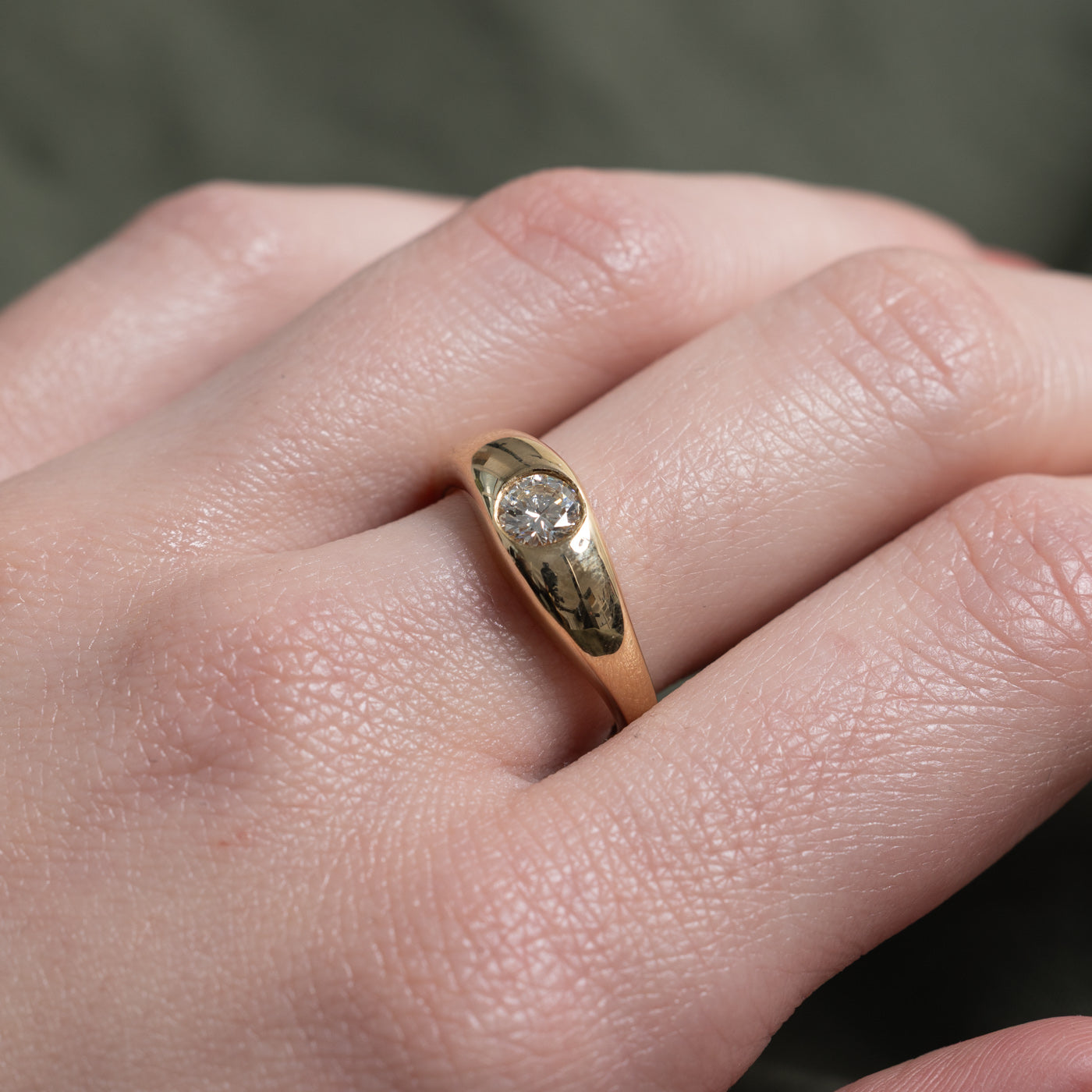 '100 Ways' 14k Yellow Gold Diamond Wavy Ring | 0.40 | SZ 6.75