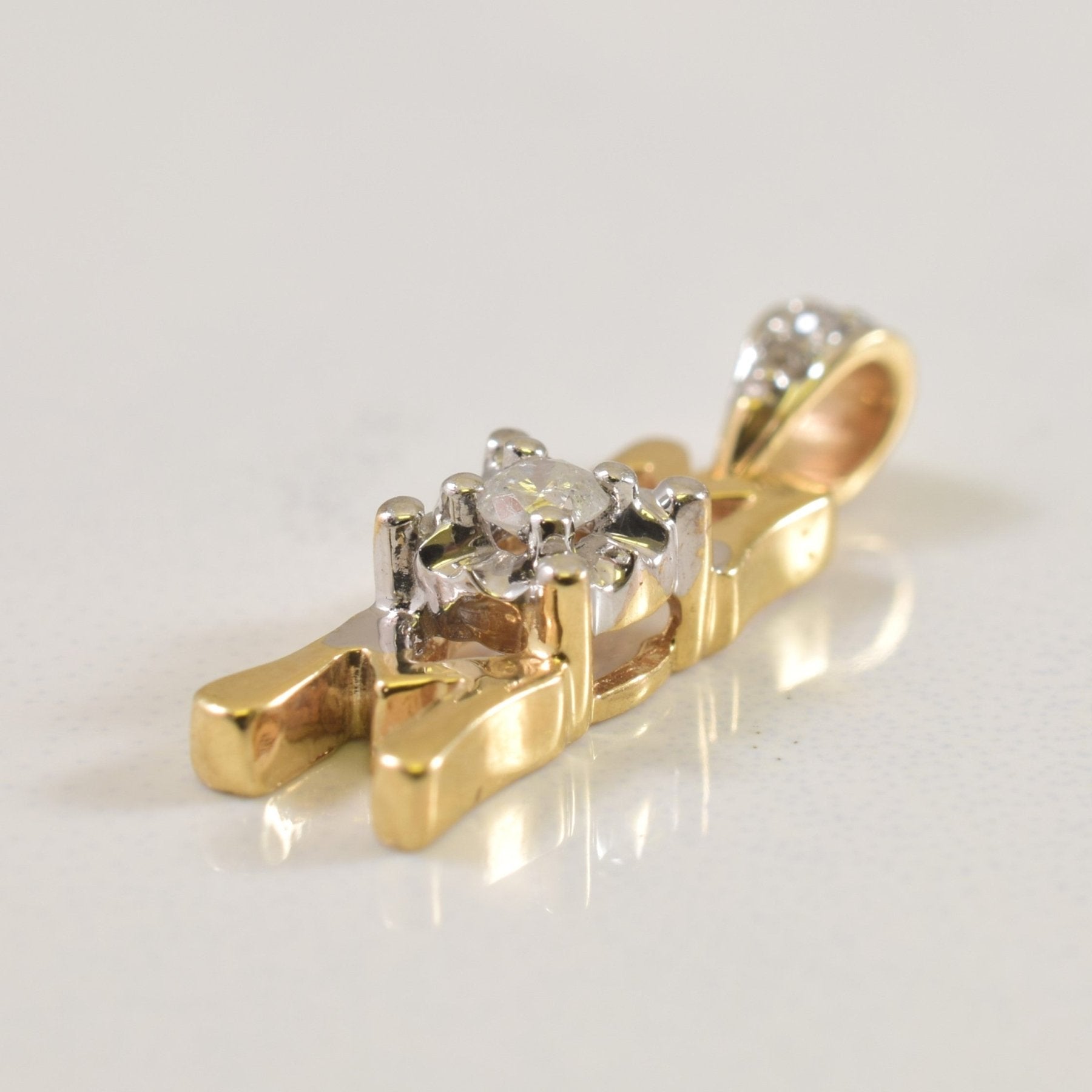 'MOM' Diamond Pendant | 0.06ctw | - 100 Ways