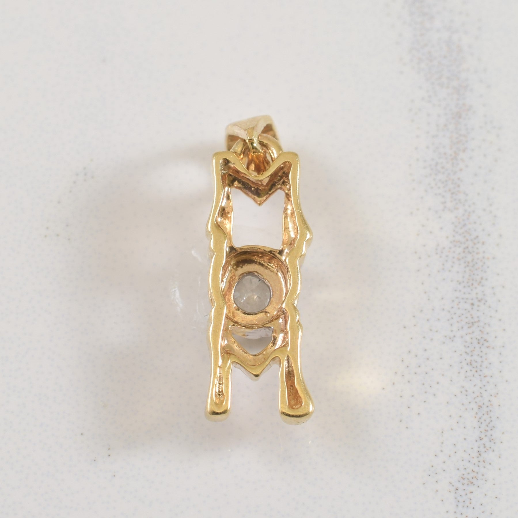 'MOM' Diamond Pendant | 0.06ctw | - 100 Ways