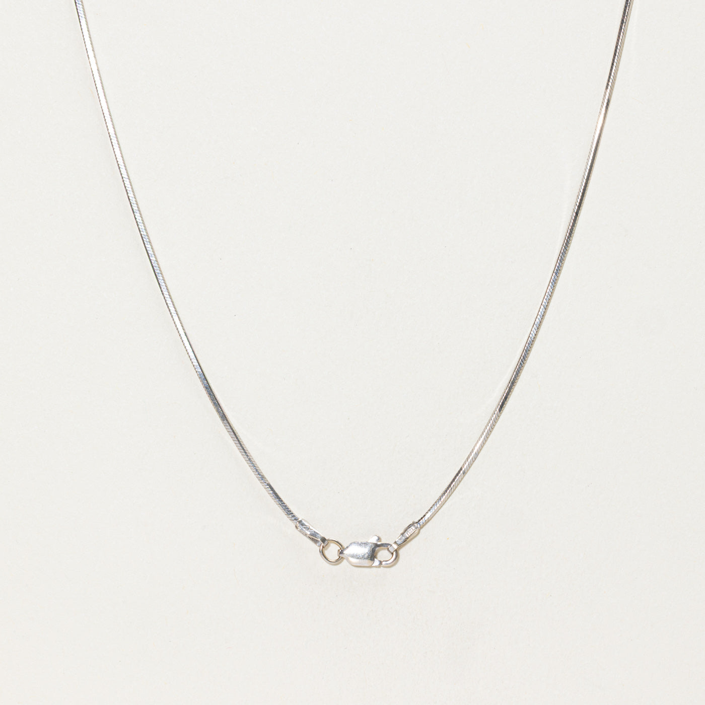 Bezel Set Diamond Snake Chain Necklace | 0.81 ct, 20''|