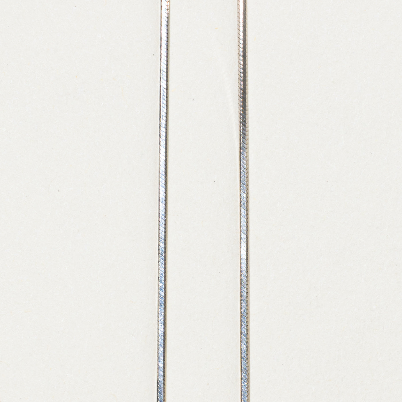 Bezel Set Diamond Snake Chain Necklace | 0.81 ct, 20''|