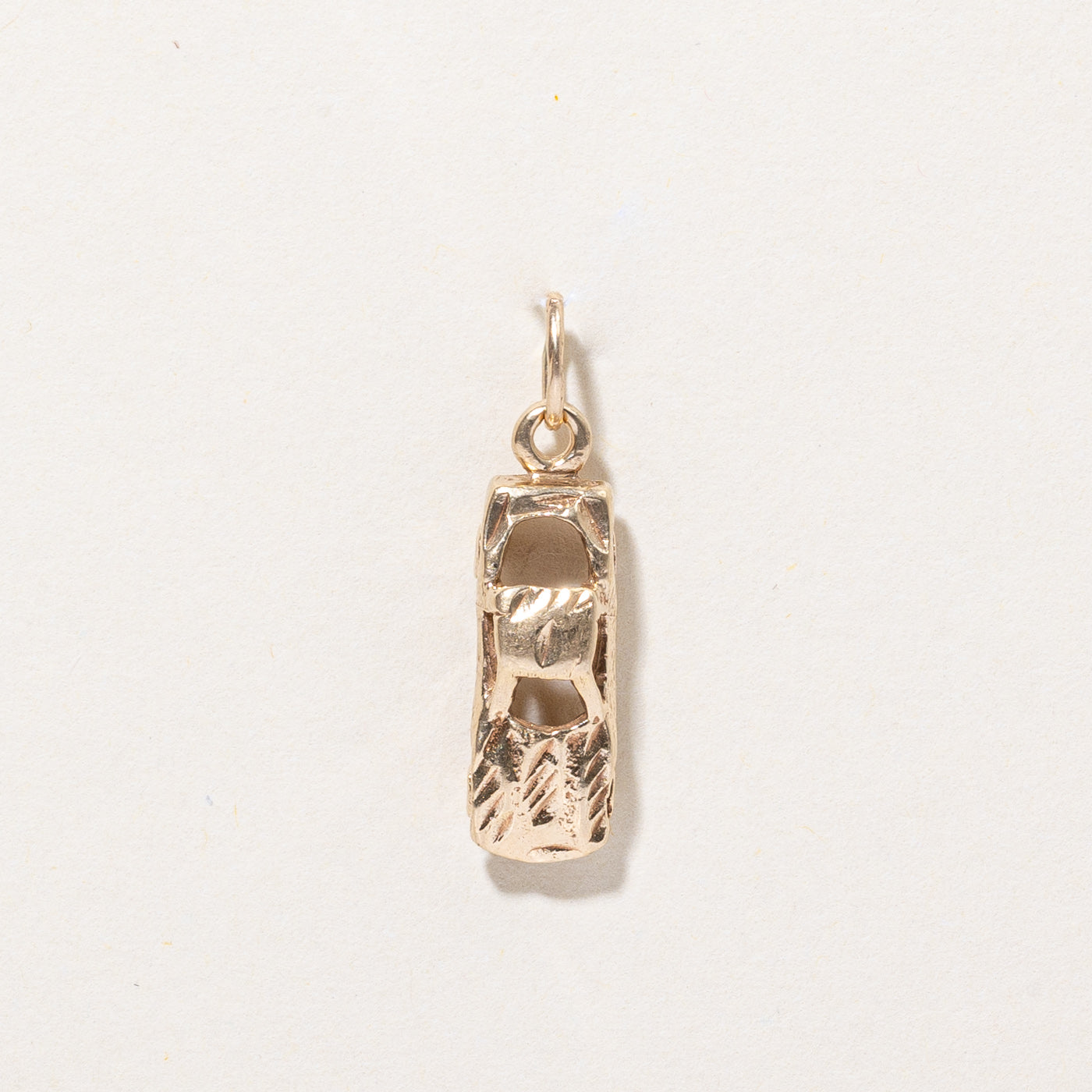 10k Yellow Gold Car Charm