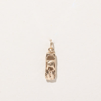 10k Yellow Gold Car Charm