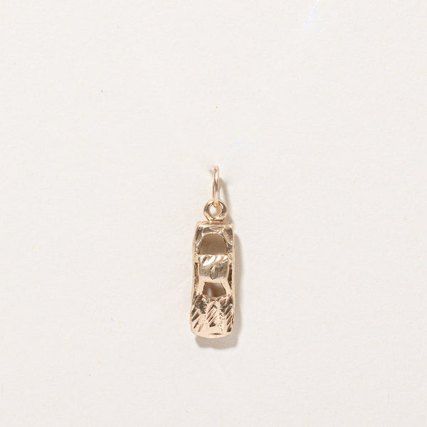 10k Yellow Gold Car Charm