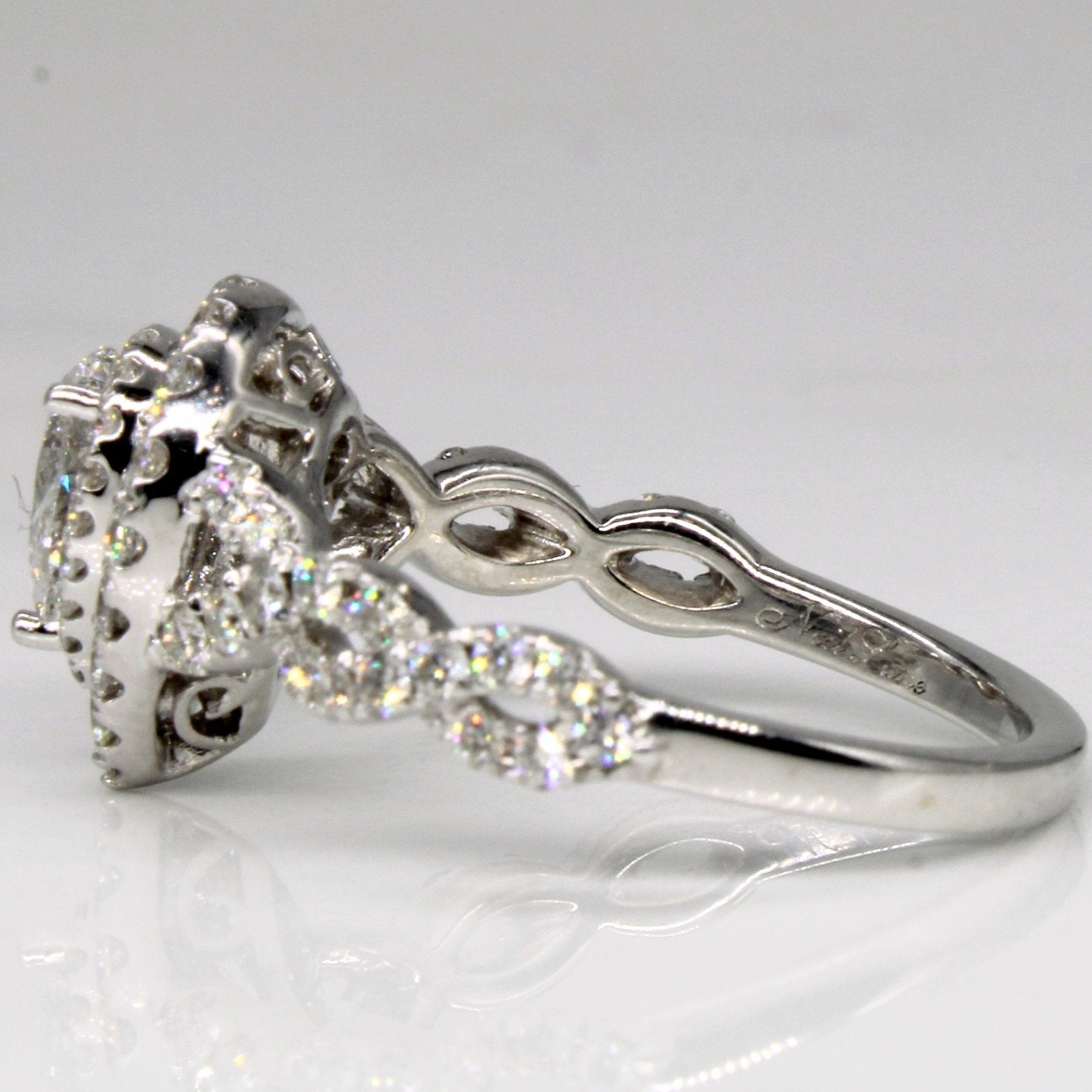 'Neil Lane' Pear Cut Diamond Engagement Ring | 1.20ctw F SI2 | SZ 6.5 | - 100 Ways