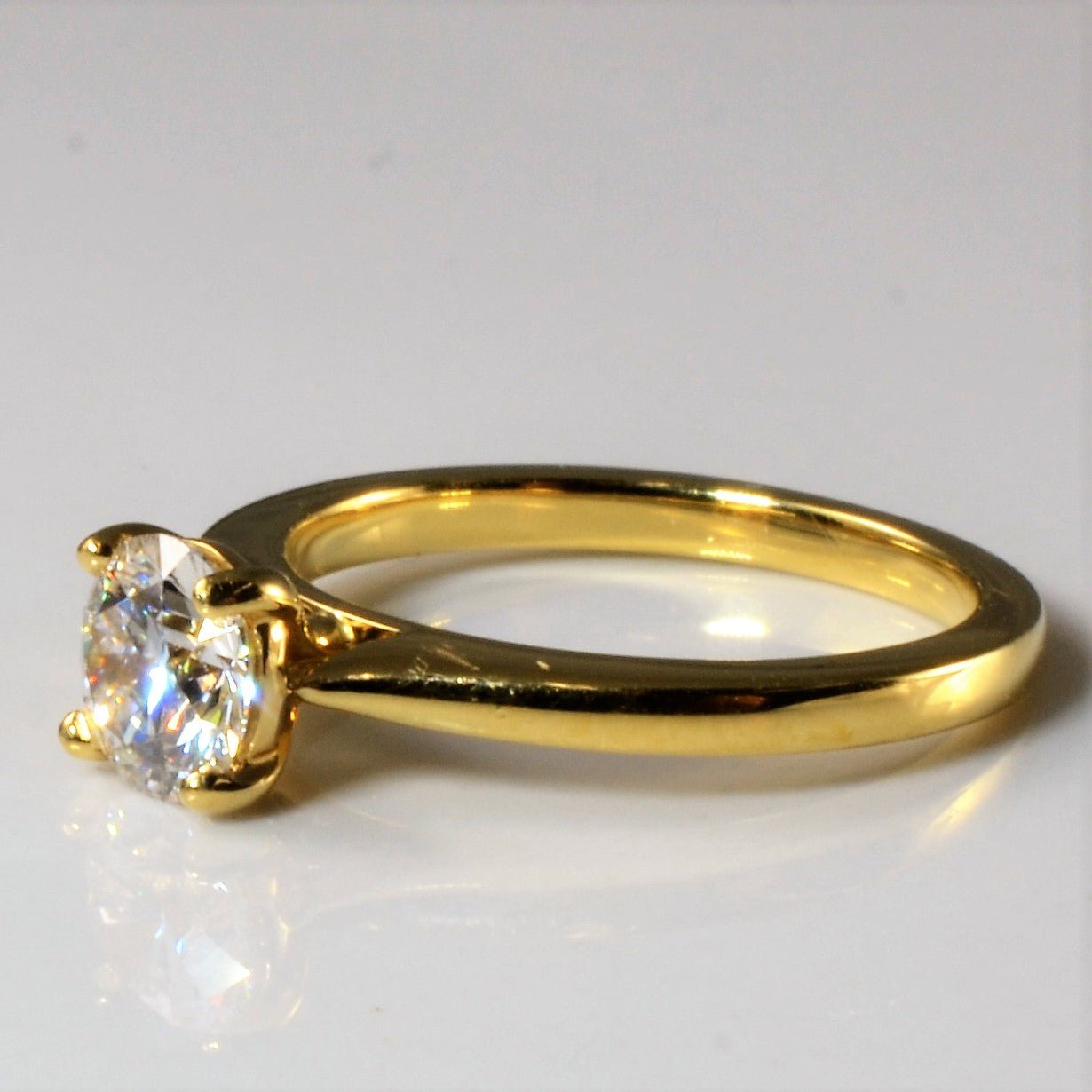 'Noam Carver' Solitaire Diamond Engagement Ring | 0.76ct | SZ 5 | - 100 Ways
