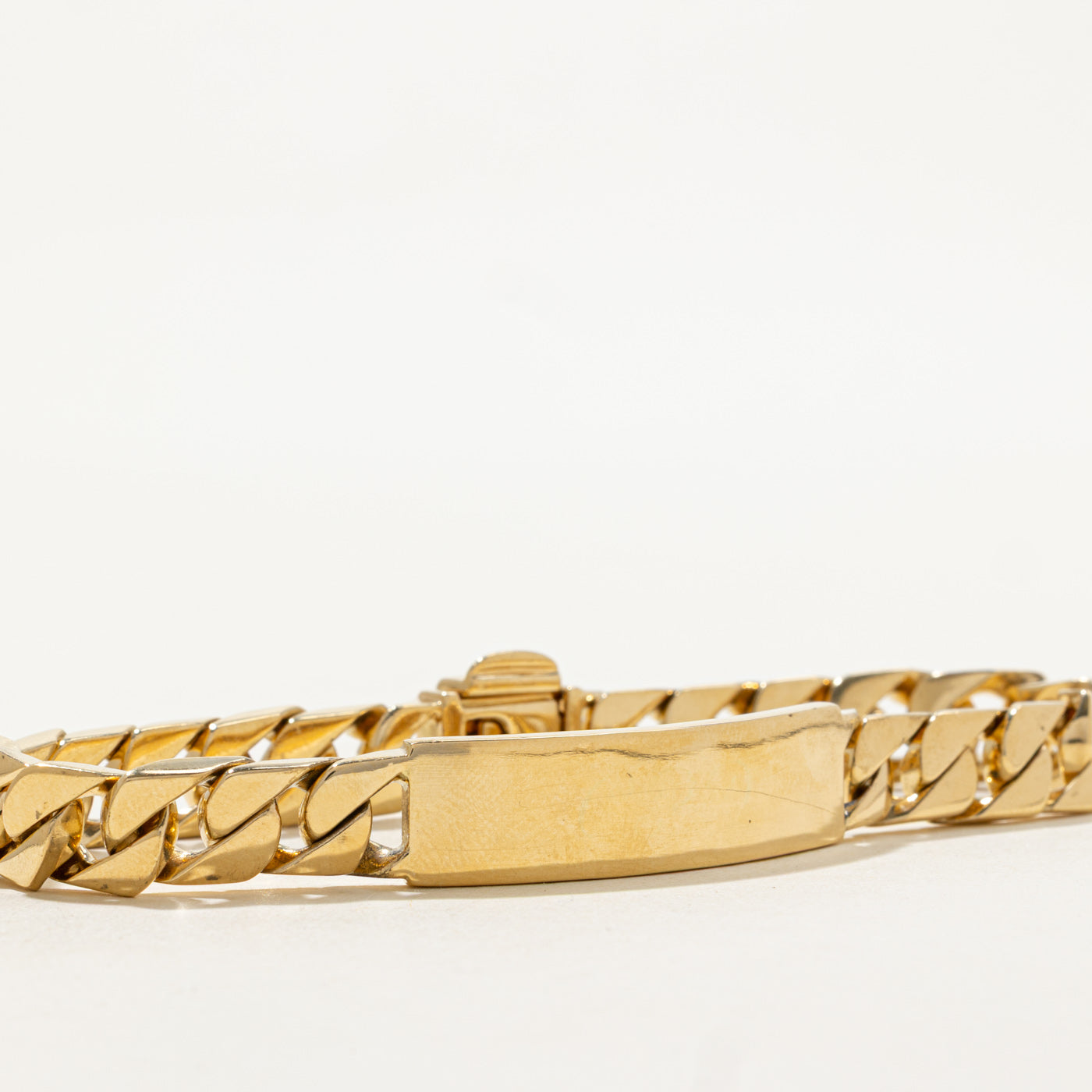 'Tiffany & Co' Cuban Link Chain Bracelet | 7.5" |