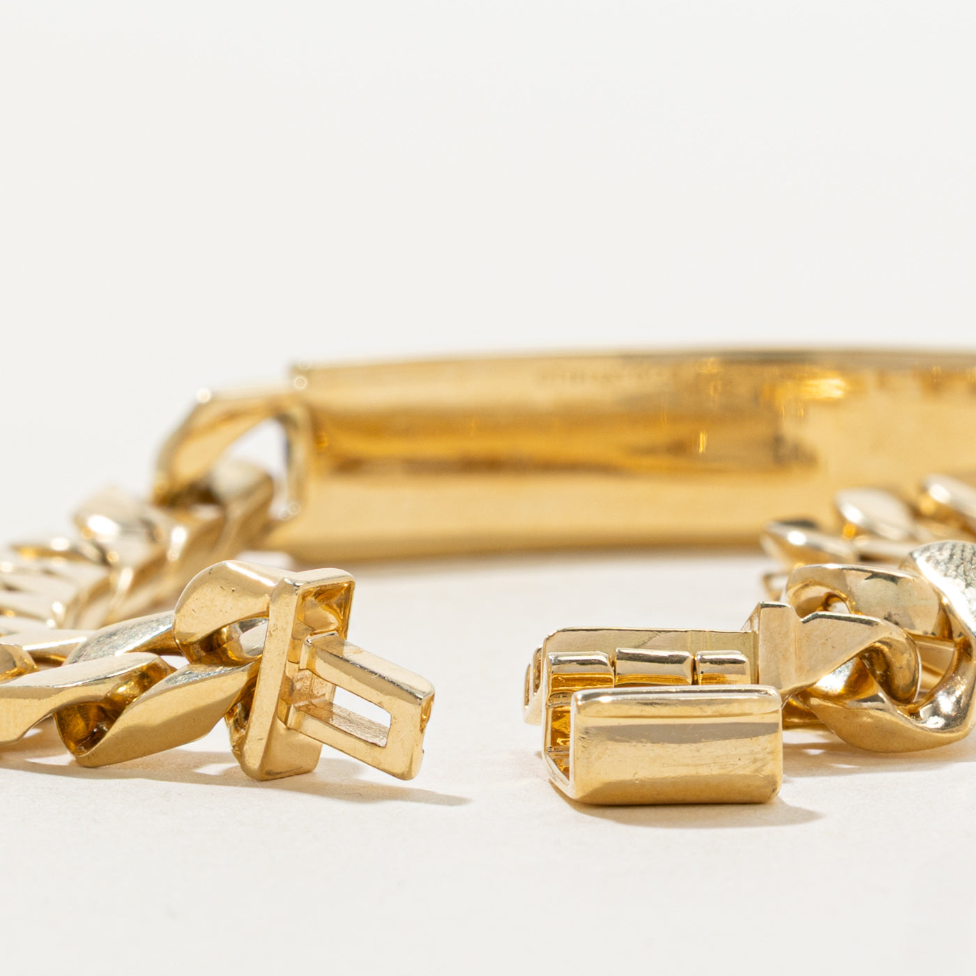 'Tiffany & Co' Cuban Link Chain Bracelet | 7.5" |