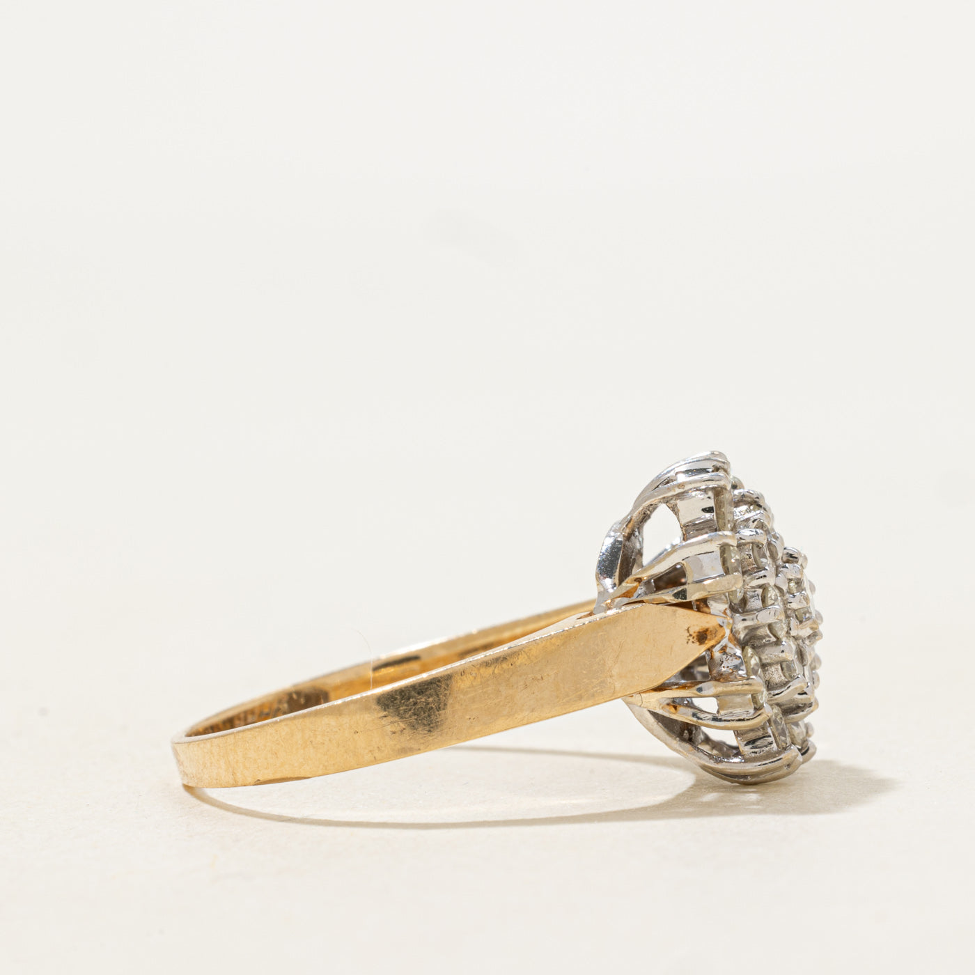 Diamond Snowflake Cluster Ring | 0.7ctw | SZ 8.75 |