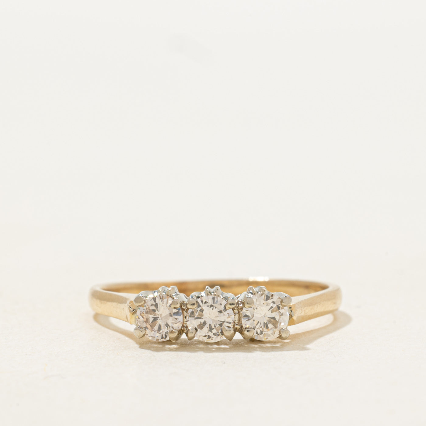 Three Stone Diamond Ring | 0.52ctw | SZ 8.5 |