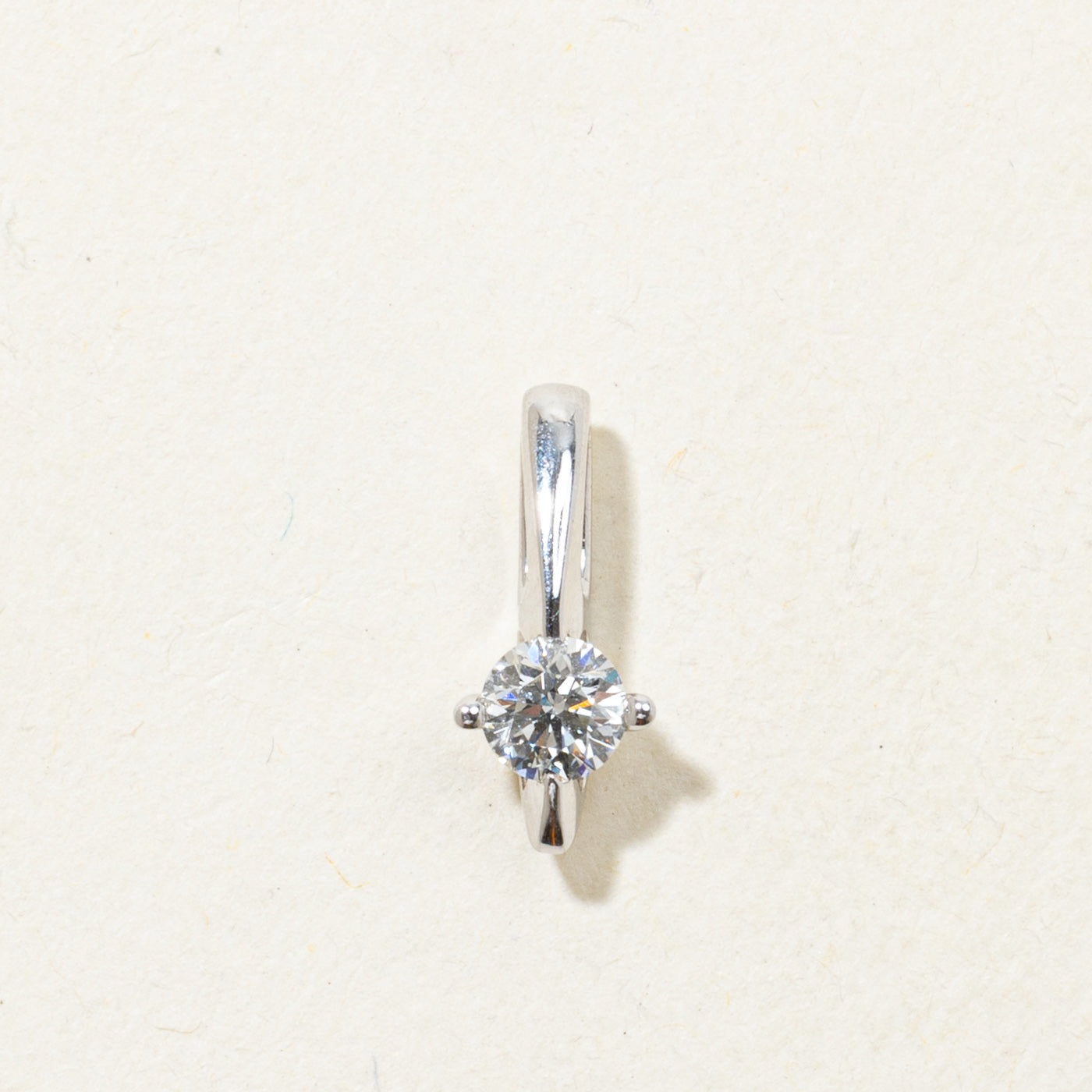 Solitaire Diamond Pendant | 0.28ct |