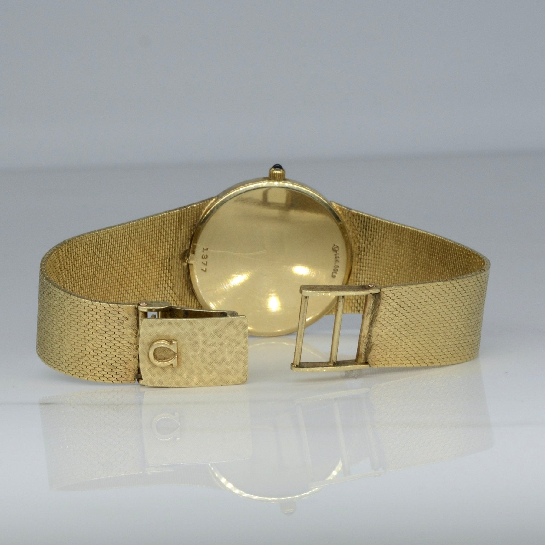 'Omega' Solid Gold Watch | 7" | - 100 Ways