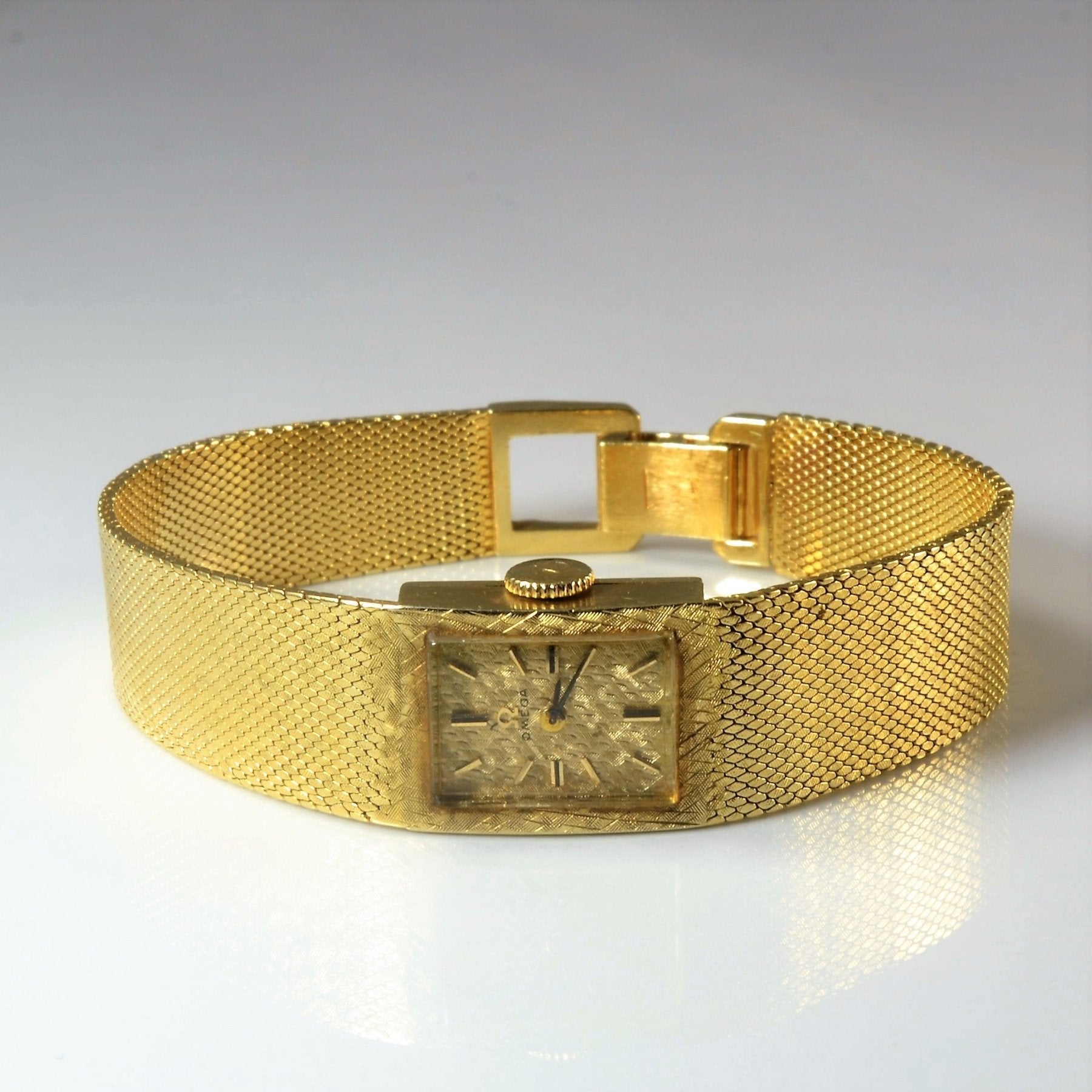 'Omega' Yellow Gold Watch | 6.5" | - 100 Ways