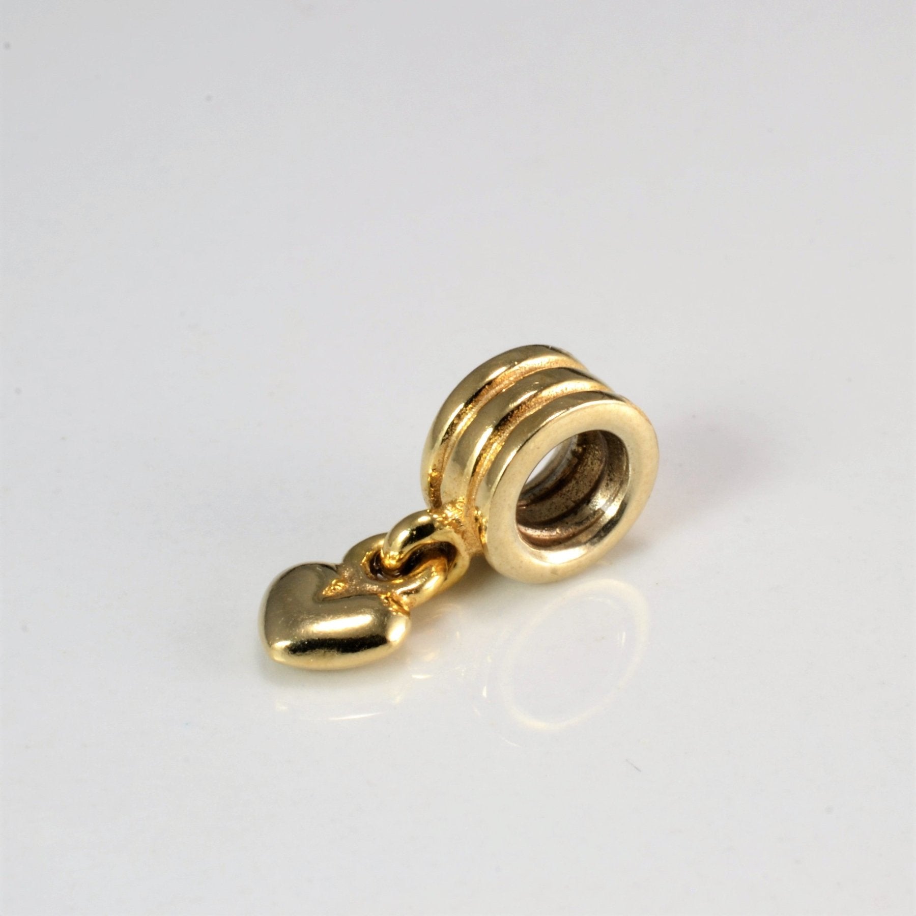 'Pandora' 14K Gold Heart Charm - 100 Ways