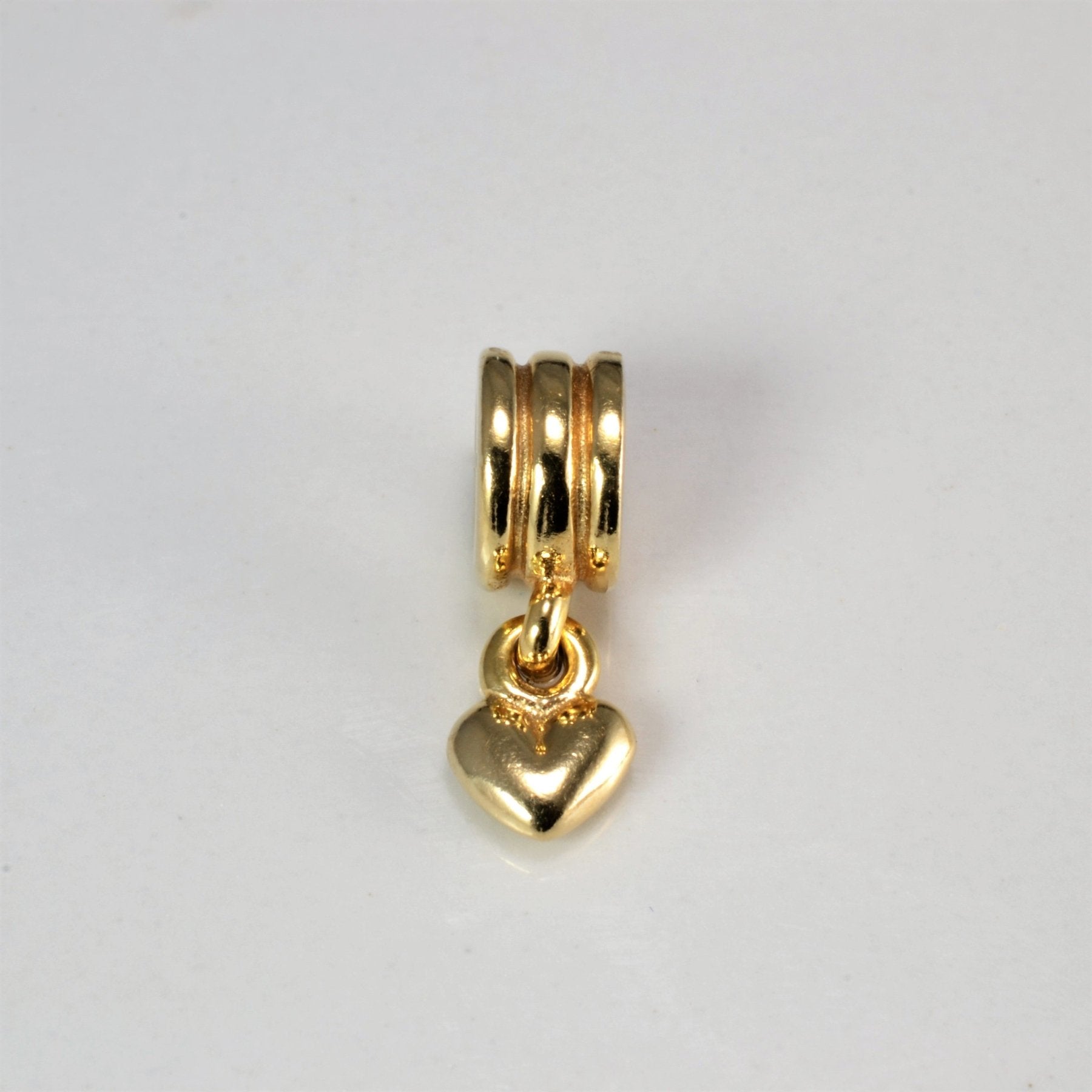 'Pandora' 14K Gold Heart Charm - 100 Ways