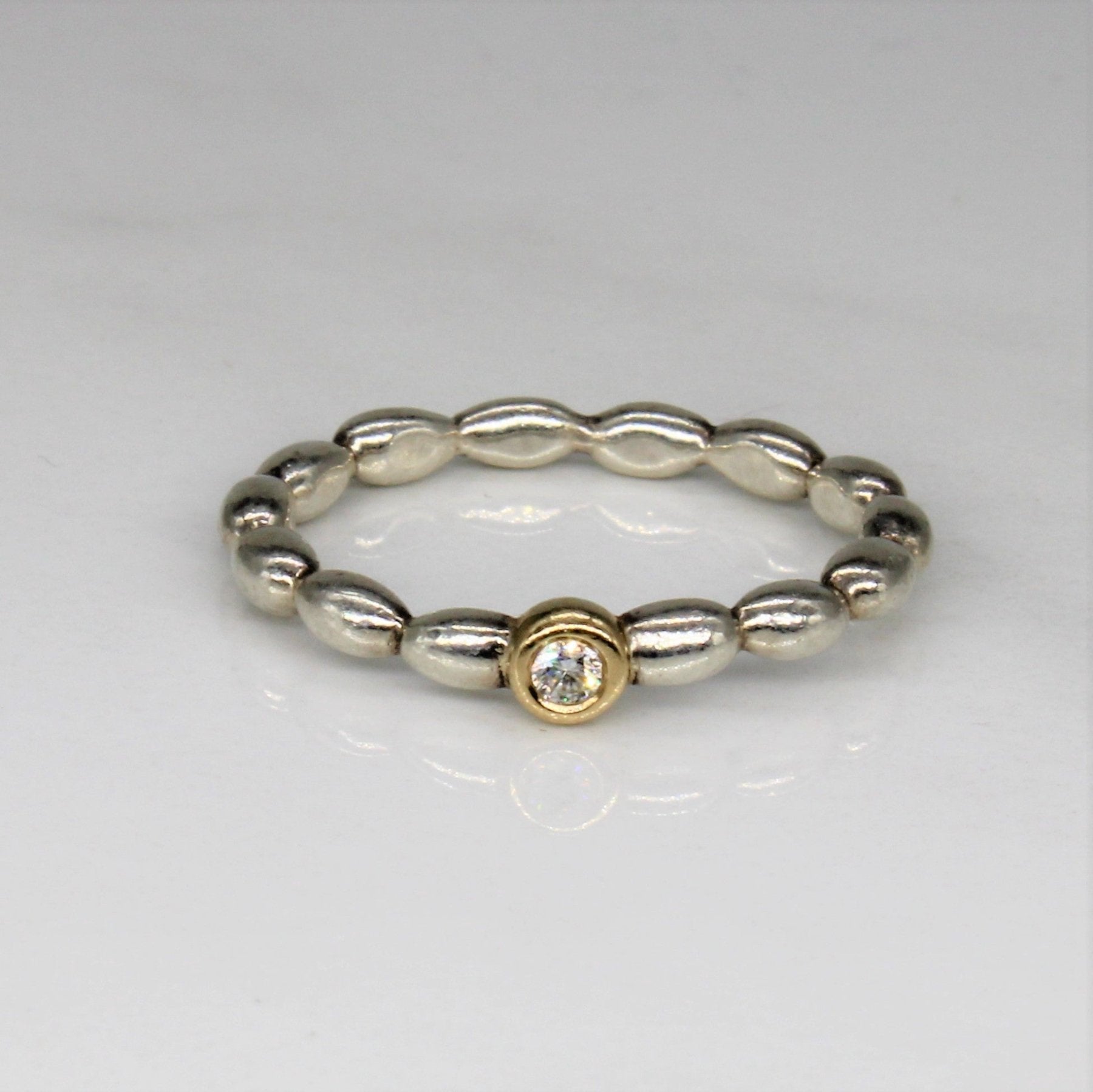 'Pandora' Diamond Bubble Ring | 0.04ctw | SZ 7 | - 100 Ways