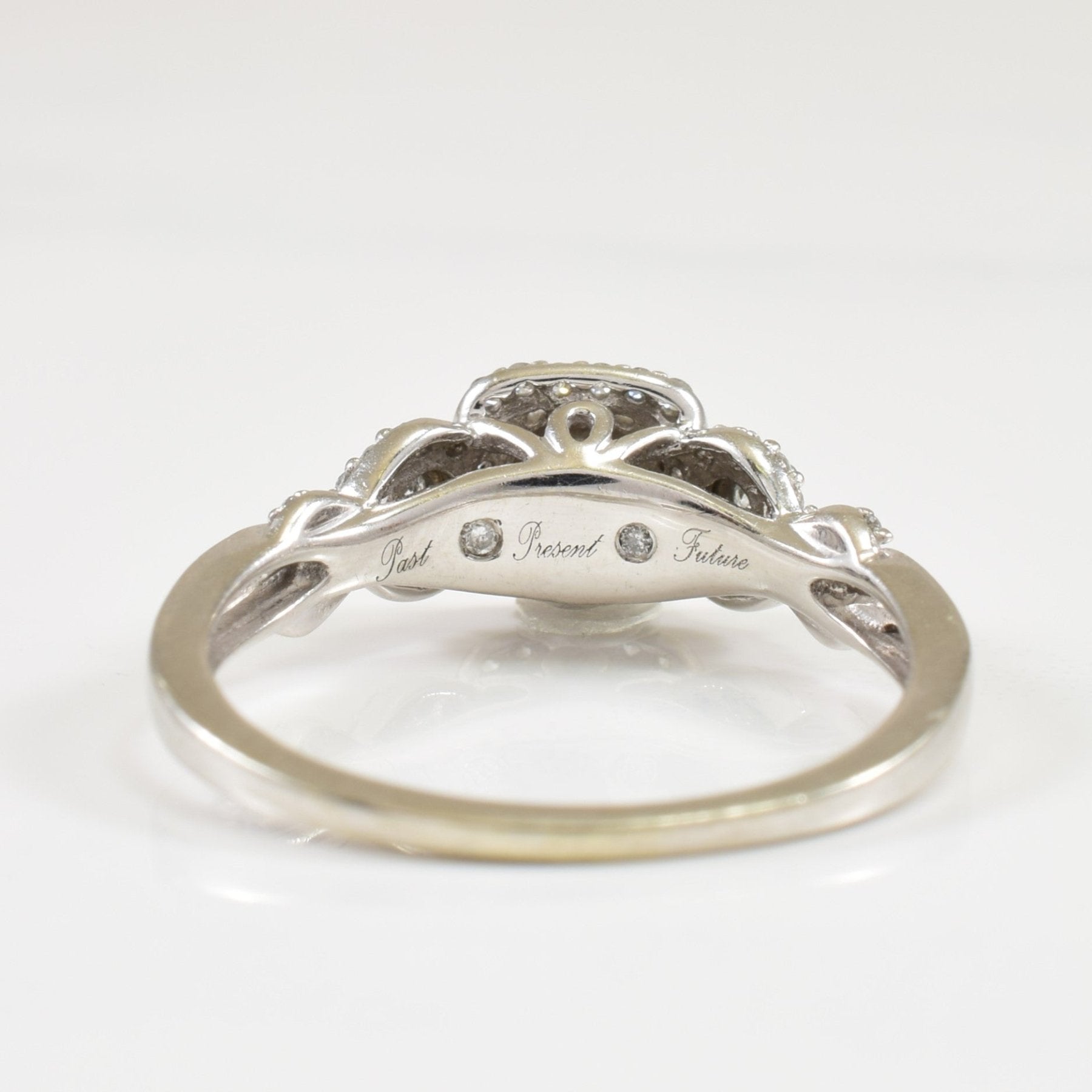 "Past, Present, Future" Diamond Ring | 0.20ctw | SZ 8 | - 100 Ways