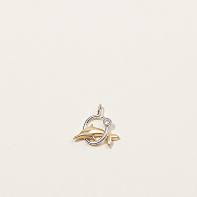 Dolphin Diamond Pendant | 0.03ct |