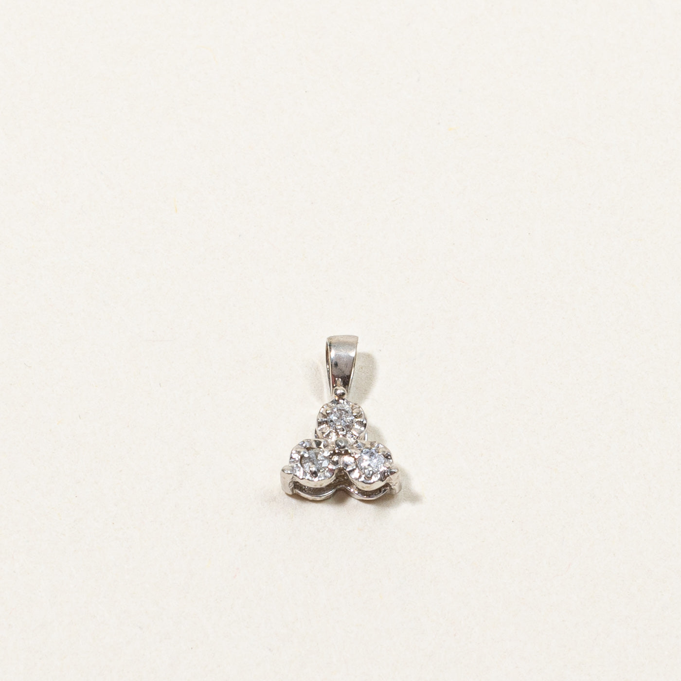 Three Stone Diamond Pendant | 0.03ctw |