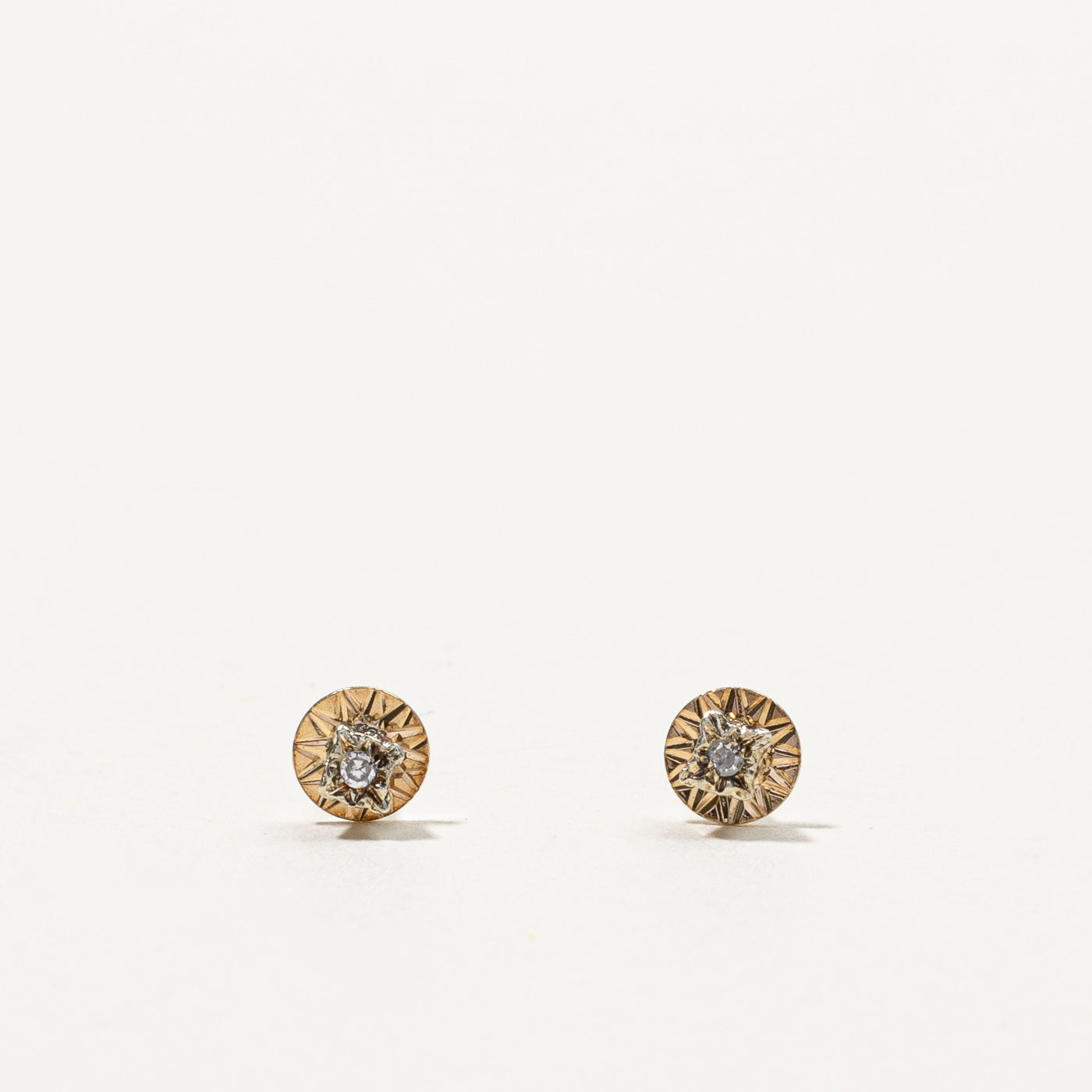 Diamond Stud Earrings | 0.02ctw |