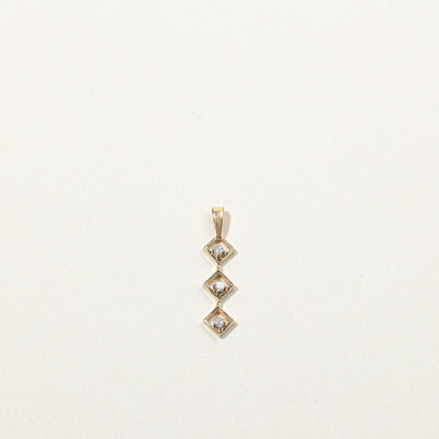 Three Stone Diamond Pendant | 0.05ctw |