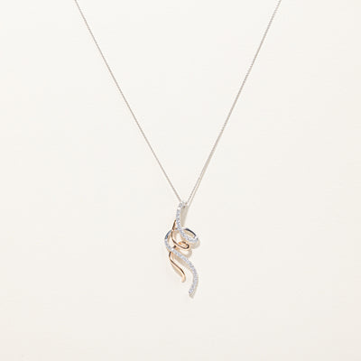 Diamond Journey Pendant Necklace | 0.30ctw | 18