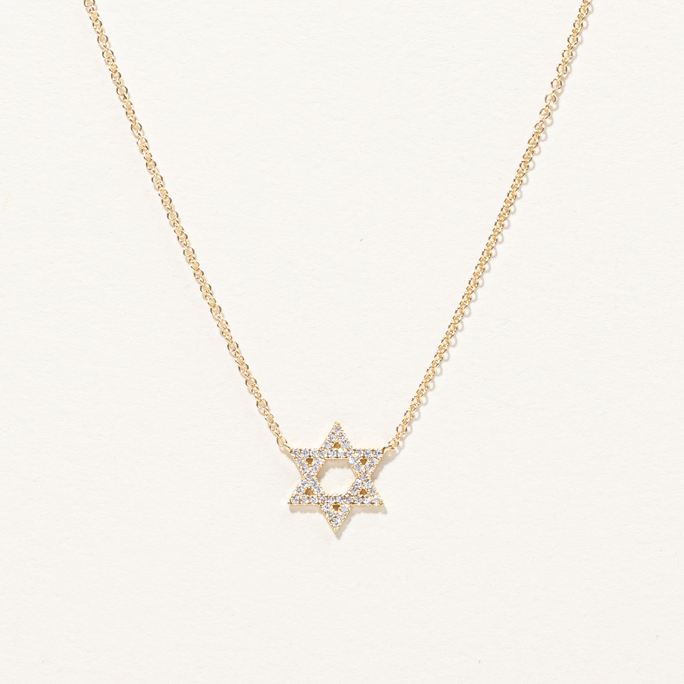Collier pendentif étoile en diamant | 0,12 ct | 