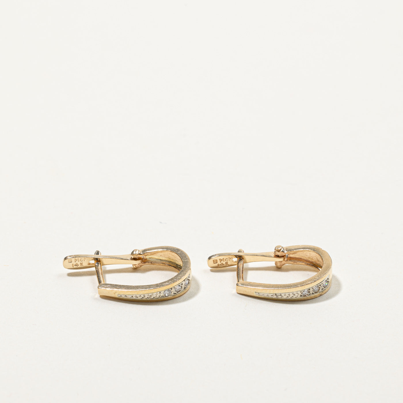 Diamond Huggie Earrings | 0.06ctw |