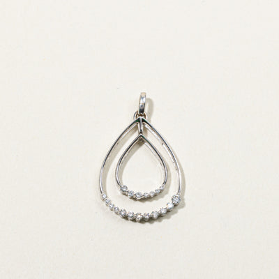 Diamond Drop Pendant | 0.18ctw |