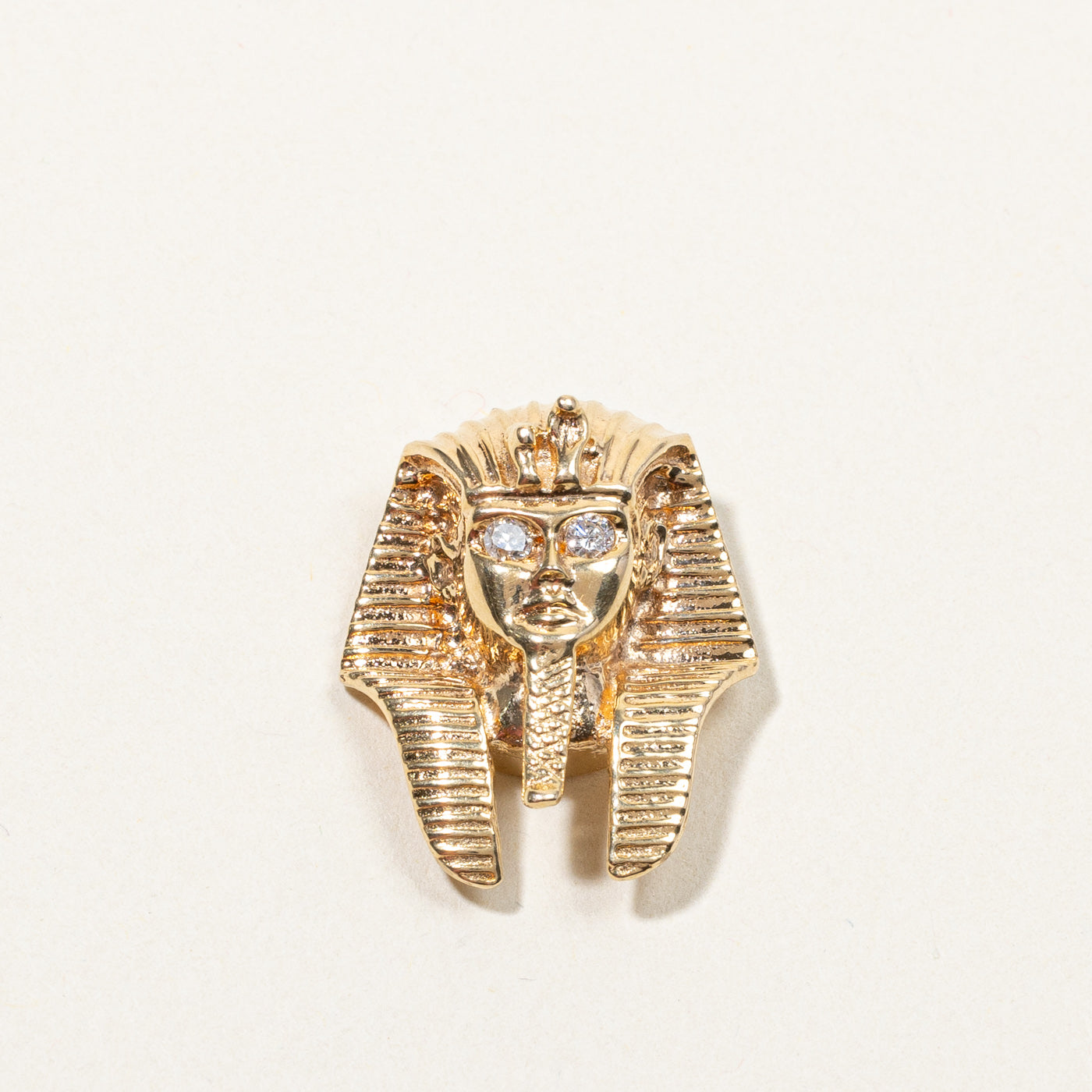 Diamond Egyptian Pharaoh Pendant | 0.10ctw |