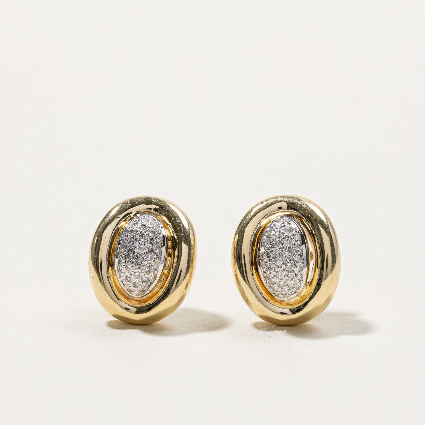 Cluster Set Diamond Earrings | 0.30ctw |