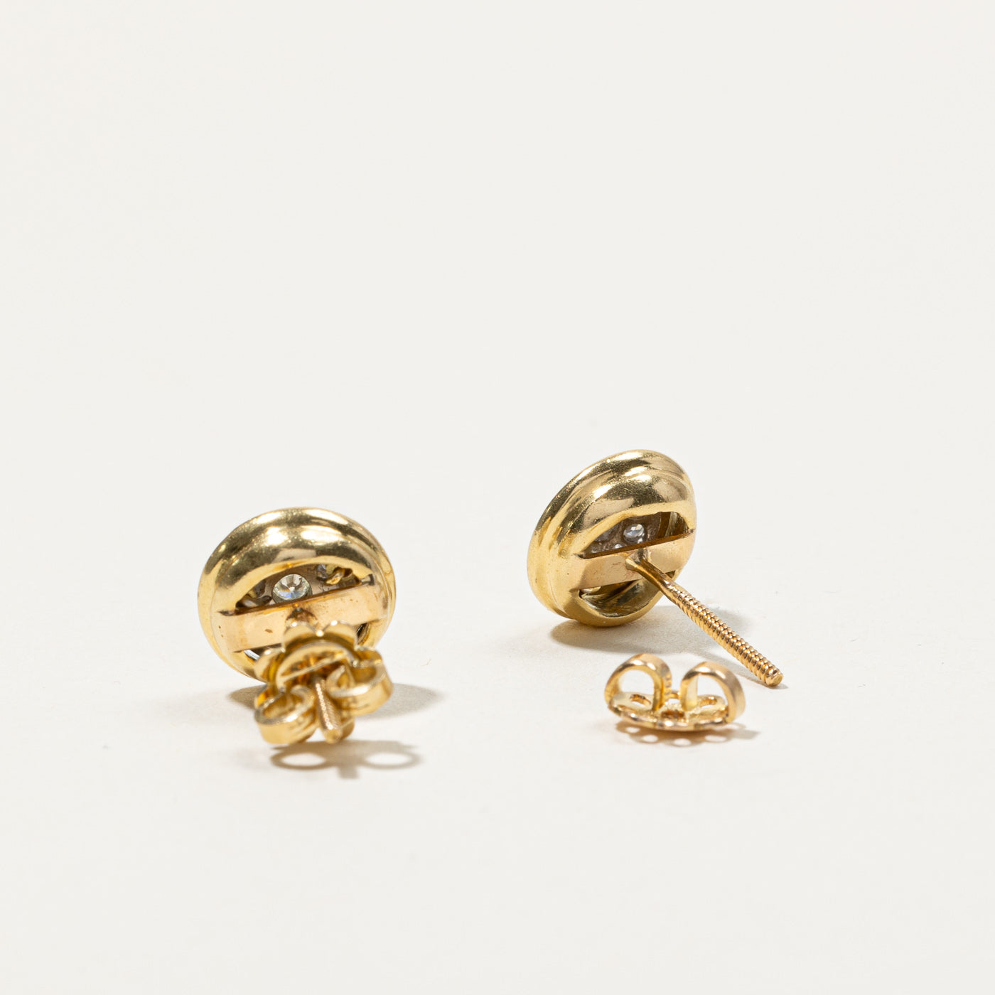 Cluster Diamond Stud Earrings | 0.22ctw |