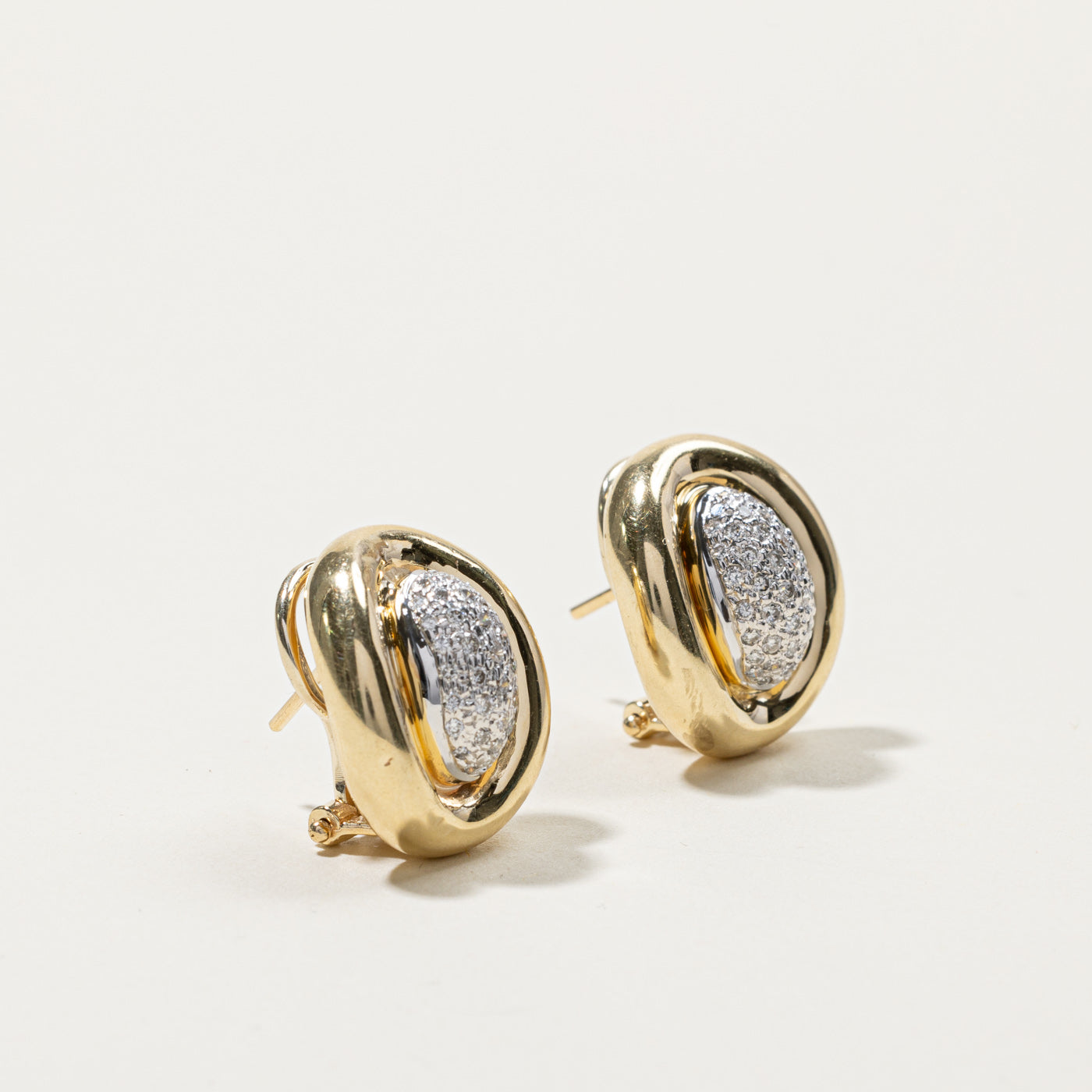 Cluster Set Diamond Earrings | 0.30ctw |