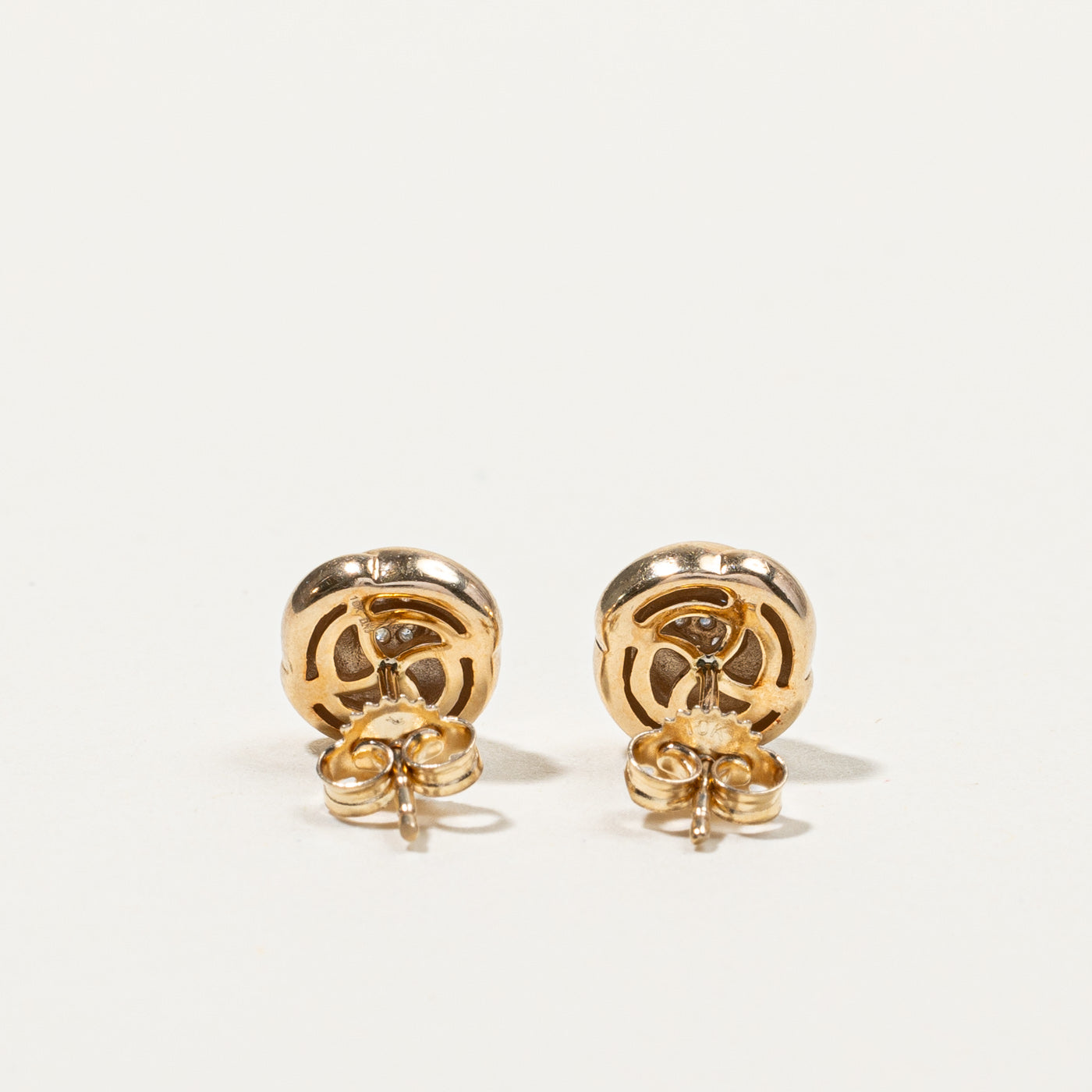 Cluster Diamond Stud Earrings | 0.06ctw |