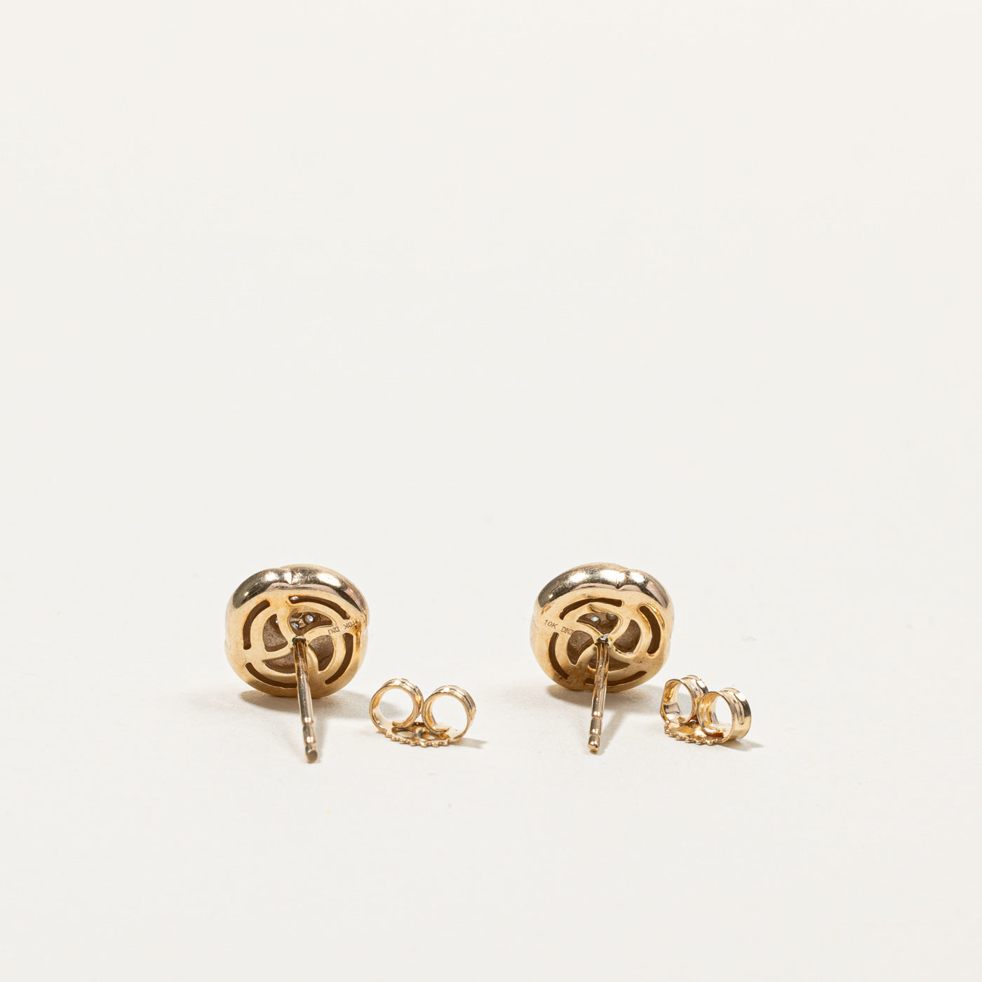 Cluster Diamond Stud Earrings | 0.06ctw |