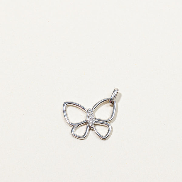 Diamond Butterfly Pendant | 0.03ctw |