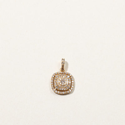 Cluster Set Diamond Pendant | 0.40ctw |