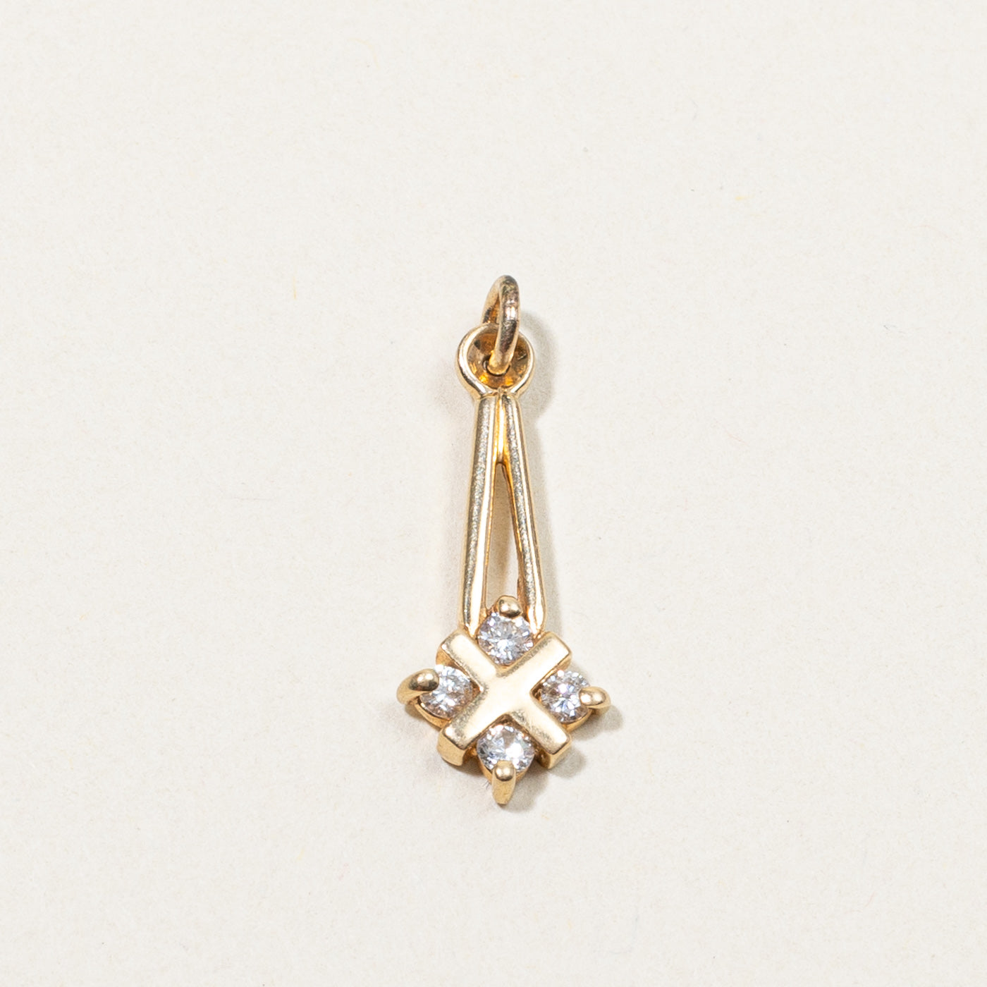 Diamond Stick Pendant | 0.10ctw |