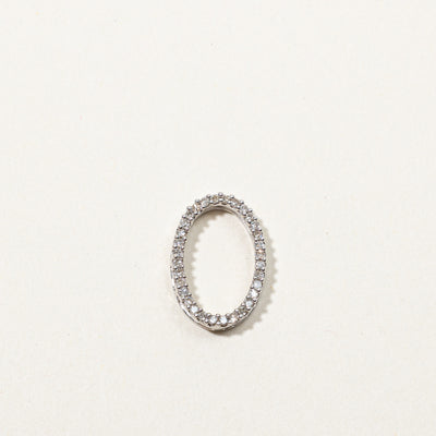 Diamond Oval Eternity Pendant | 0.32ctw |