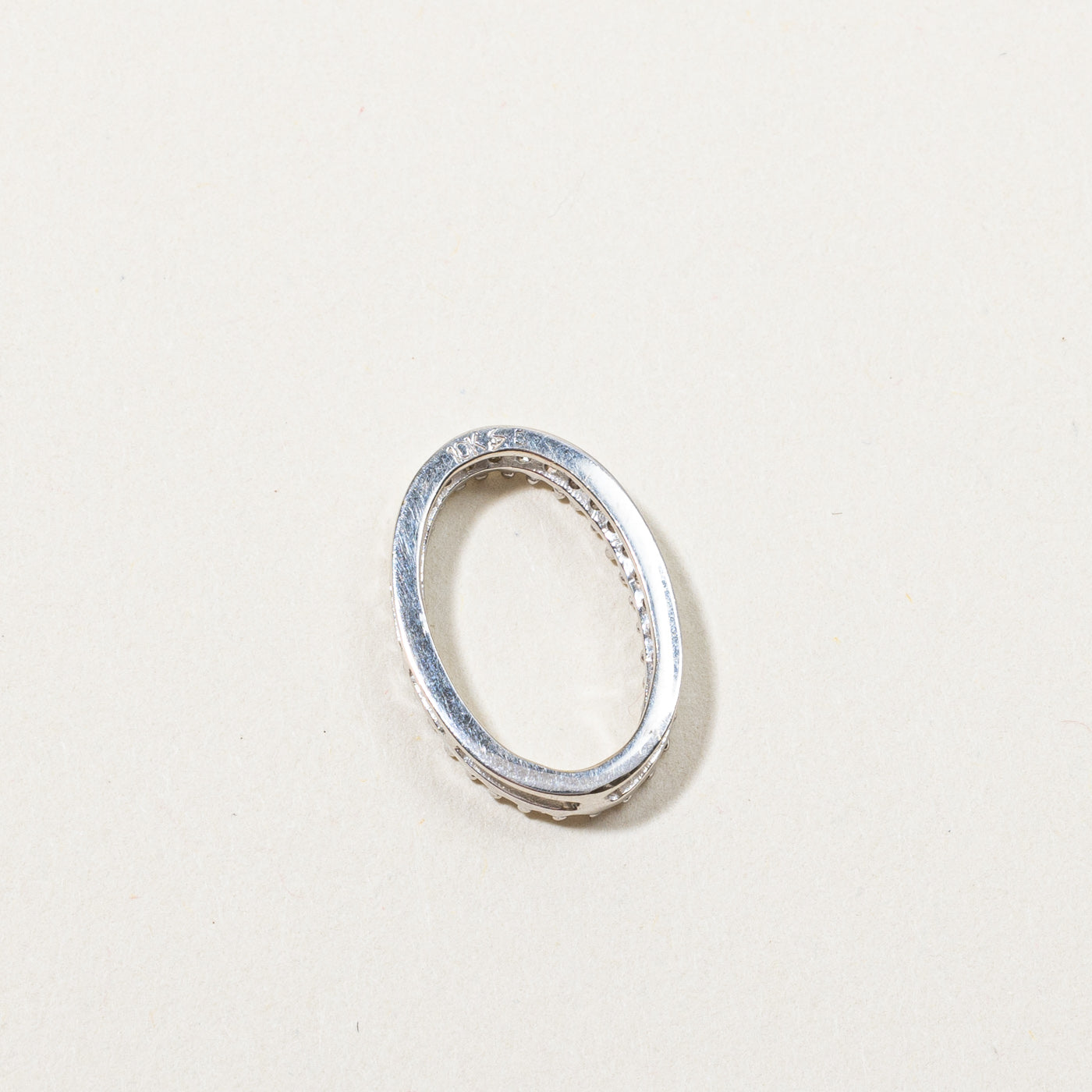 Diamond Oval Eternity Pendant | 0.32ctw |