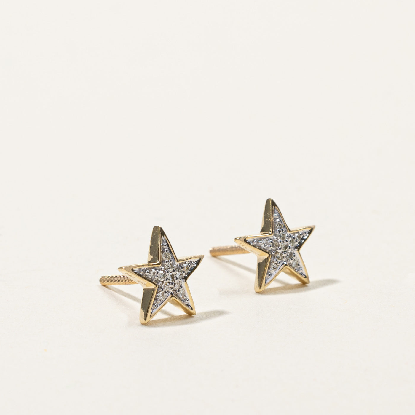 Diamond Star Studs | 0.08ctw |