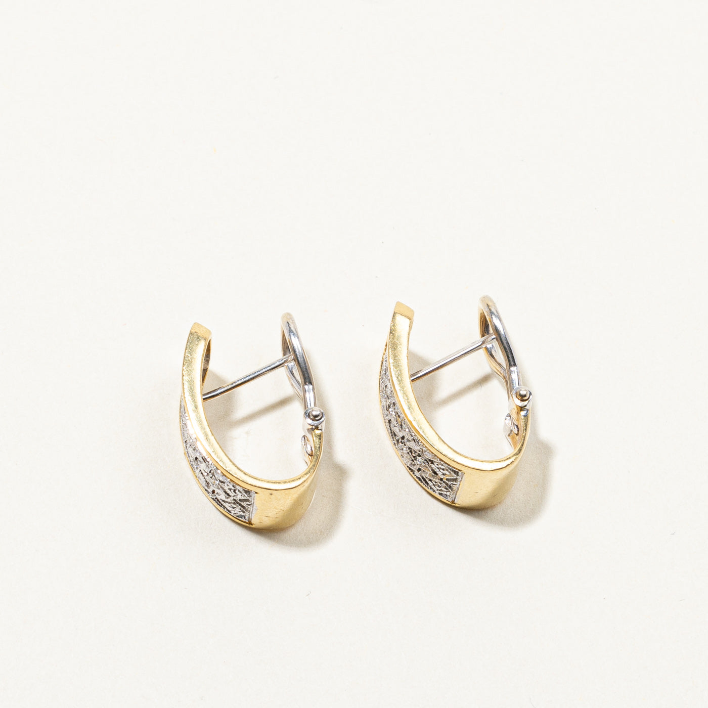 Filigree Diamond Huggie Earrings | 0.11ctw |