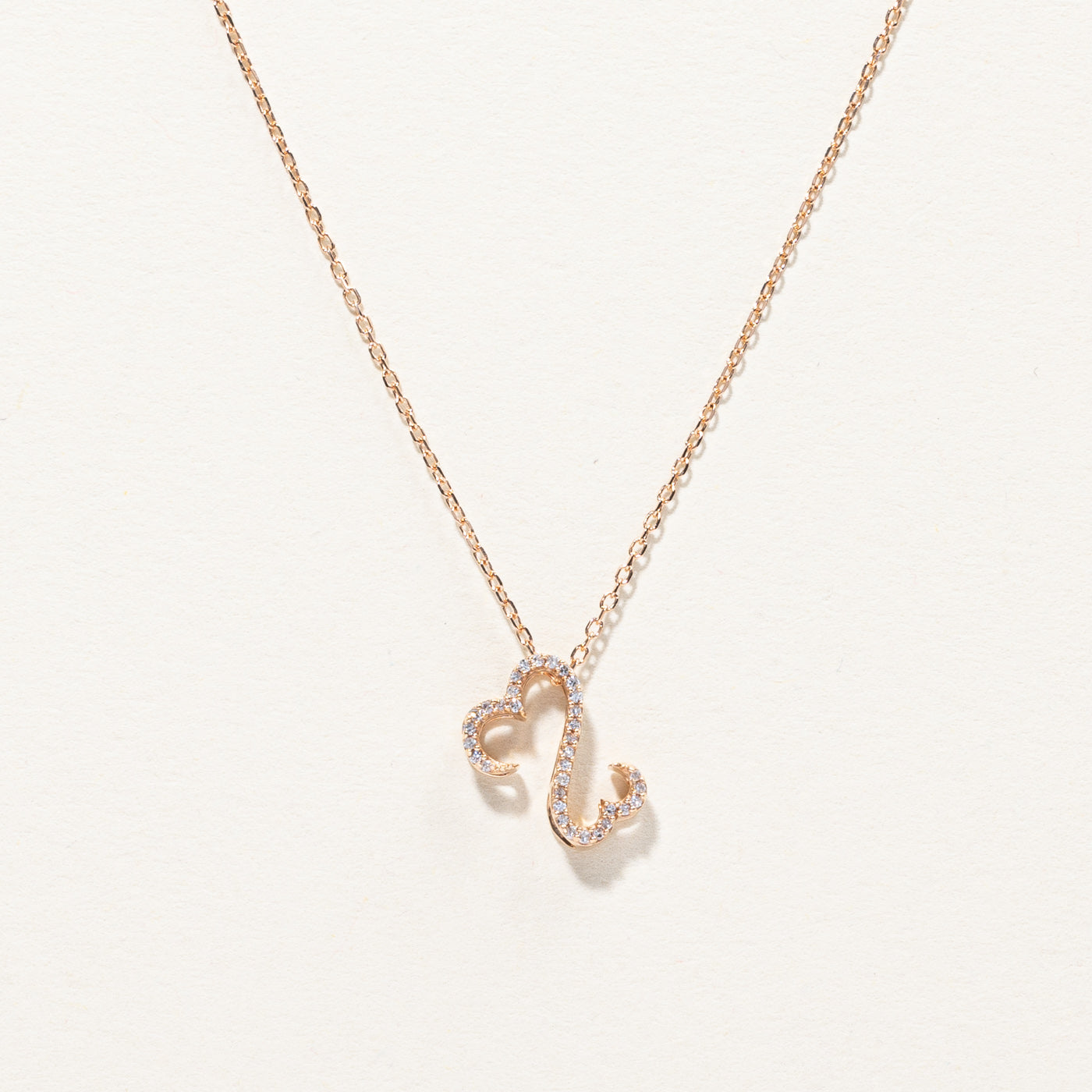 Pave Set Diamond Pendant Necklace | 0.06ctw | 18"|