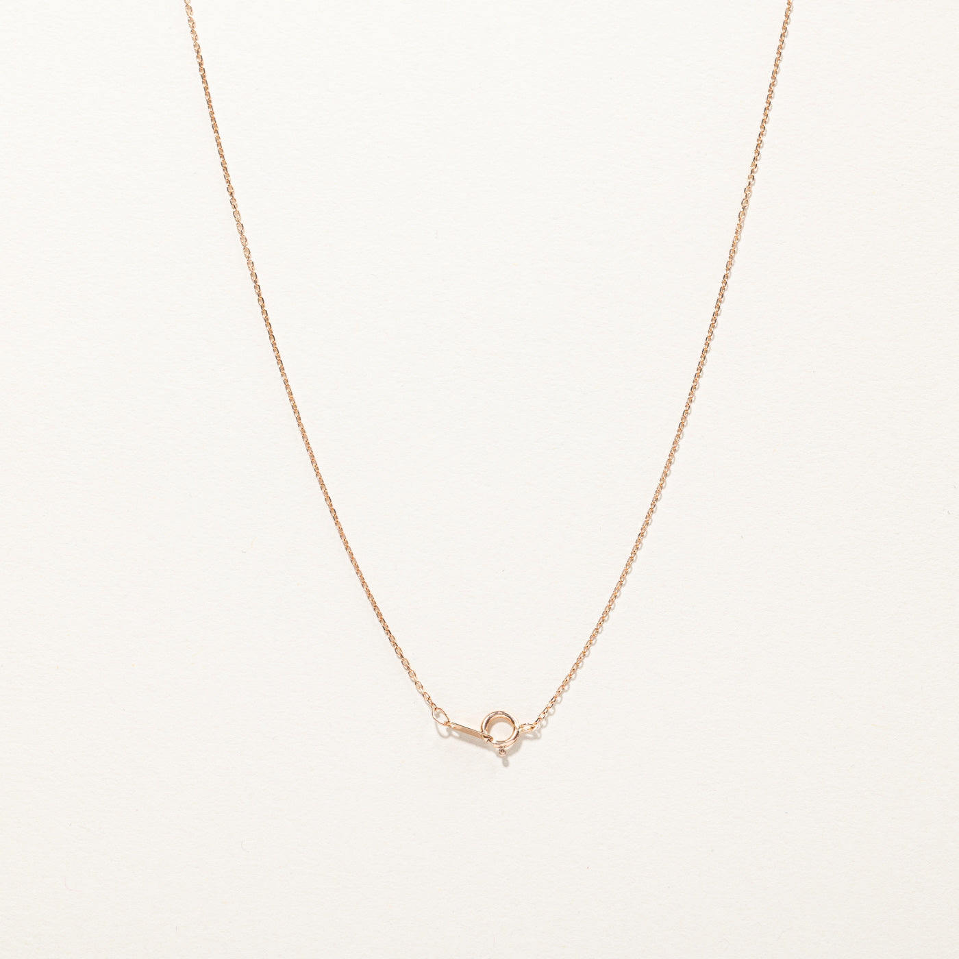 Pave Set Diamond Pendant Necklace | 0.06ctw | 18"|