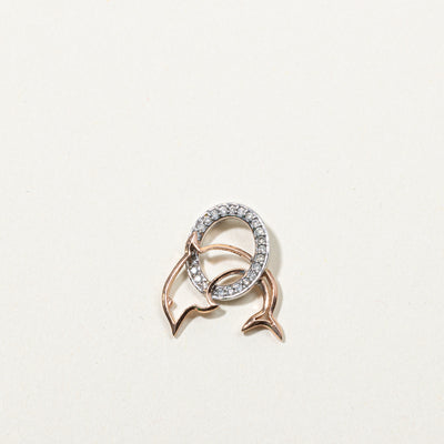 Diamond Dolphin Pendant | 0.22ctw |