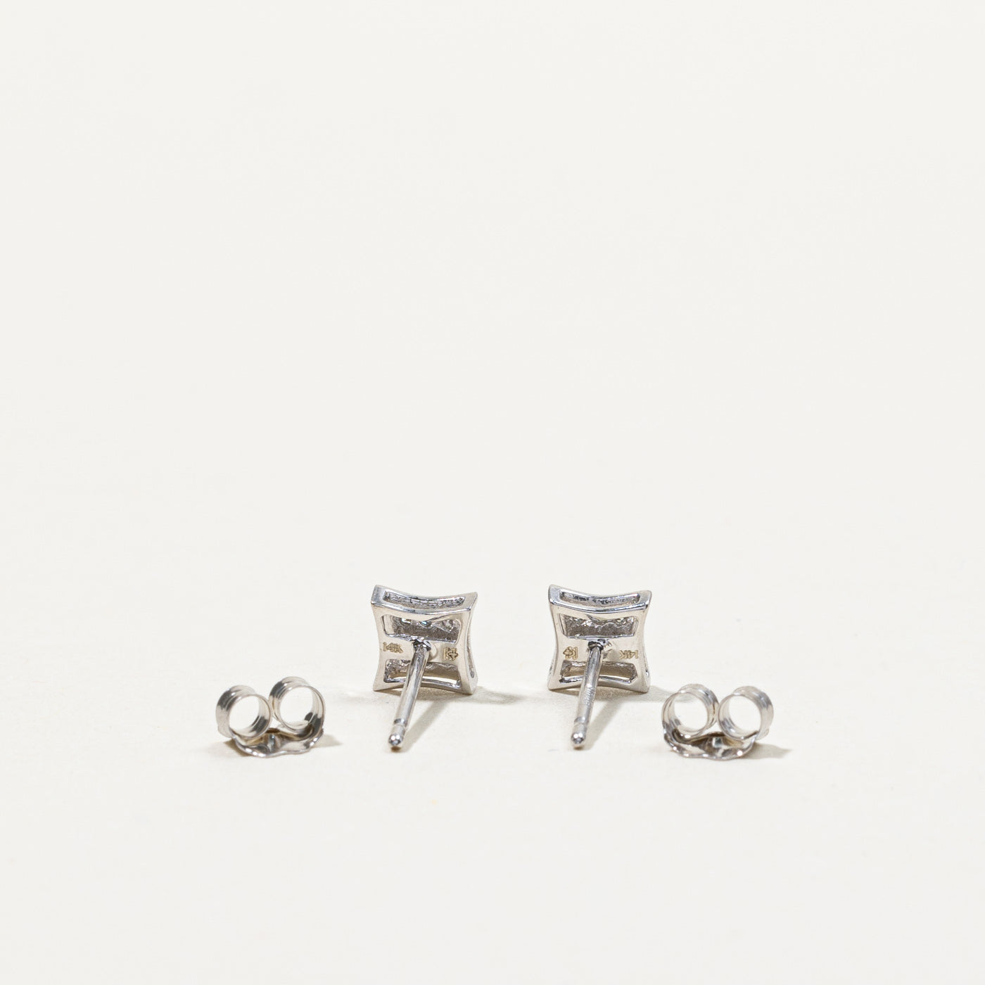 Cluster Set Diamond Stud Earrings | 0.04ctw |