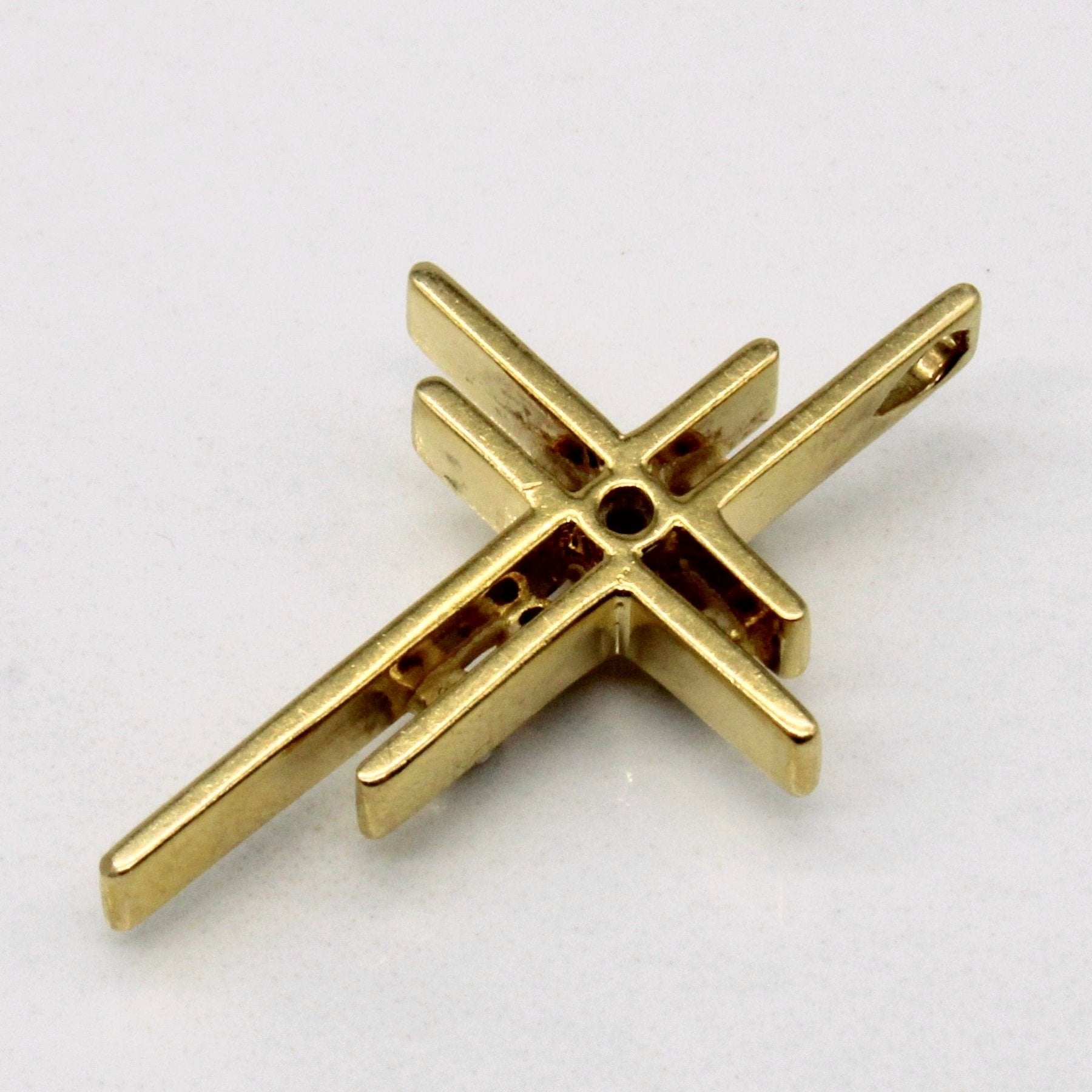'Piaget' Diamond Cross Pendant | 0.16ctw | - 100 Ways