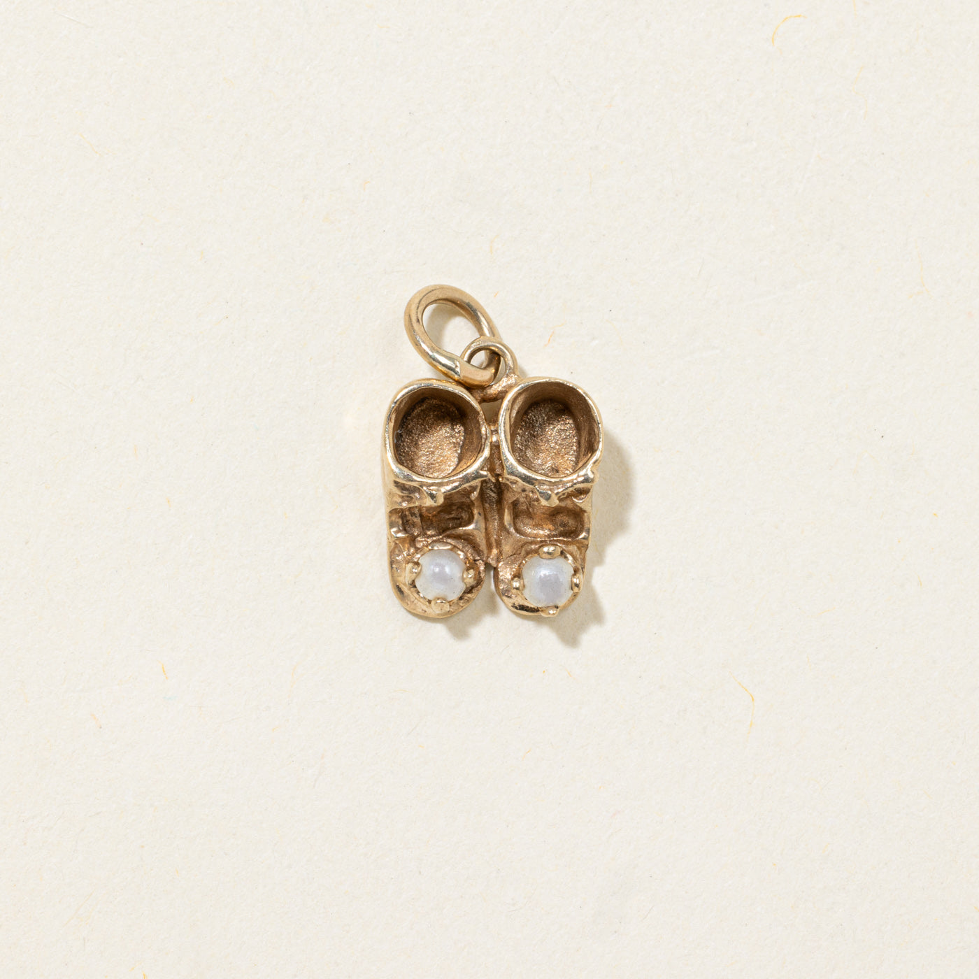 Pearl Baby Shoes Charm