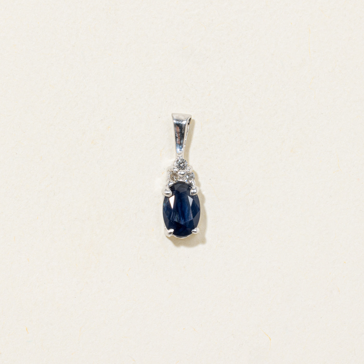 Pendentif saphir et diamant