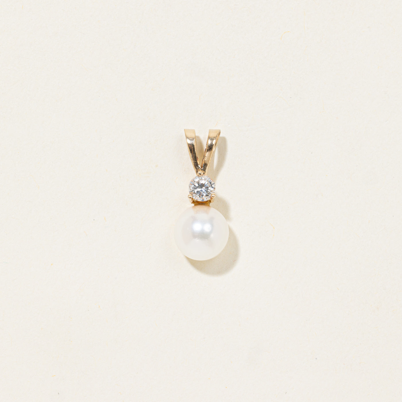 Pearl & Diamond Pendant | 0.27ctw |